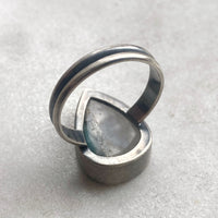 Gilalite in Quartz Ring, Size 8.5
